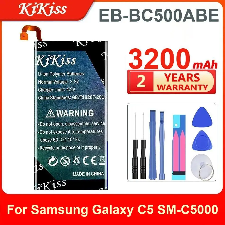 

3200Mah Kikiss Battery EB-BC500ABE For Samsung Galaxy C5 SM-C5000
