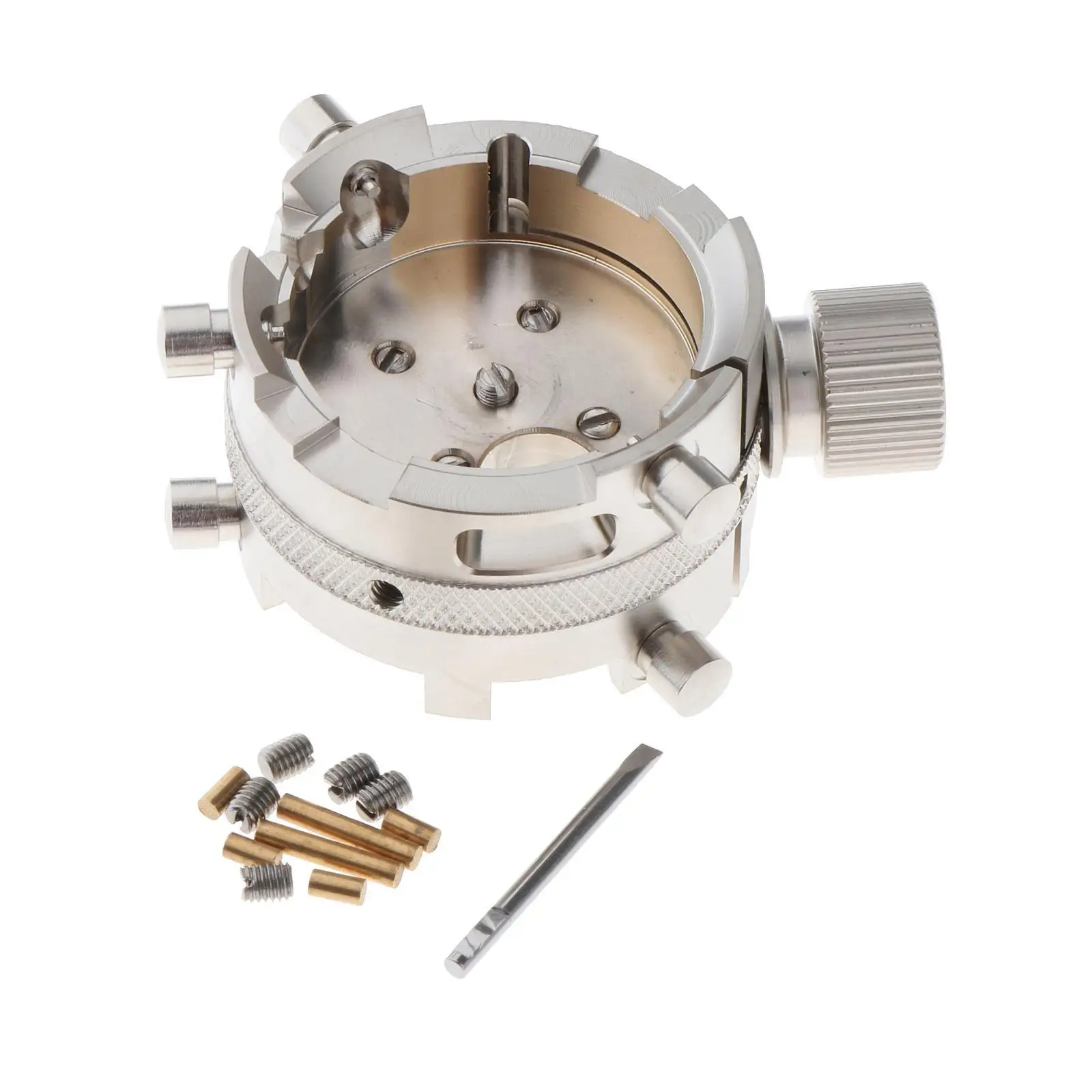 

All Steel Movement Holder for Watches Adjustable Repair Tool Movement Base for Watchmaker for 7750 7751 7753 Models