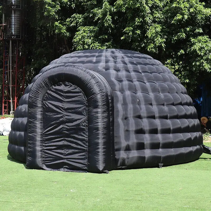 SAYOK 6m Dia.Giant Inflatable Igloo Dome Tent with Blower Inflatable Dome Tent for Club Wedding Party Event Camping Decor