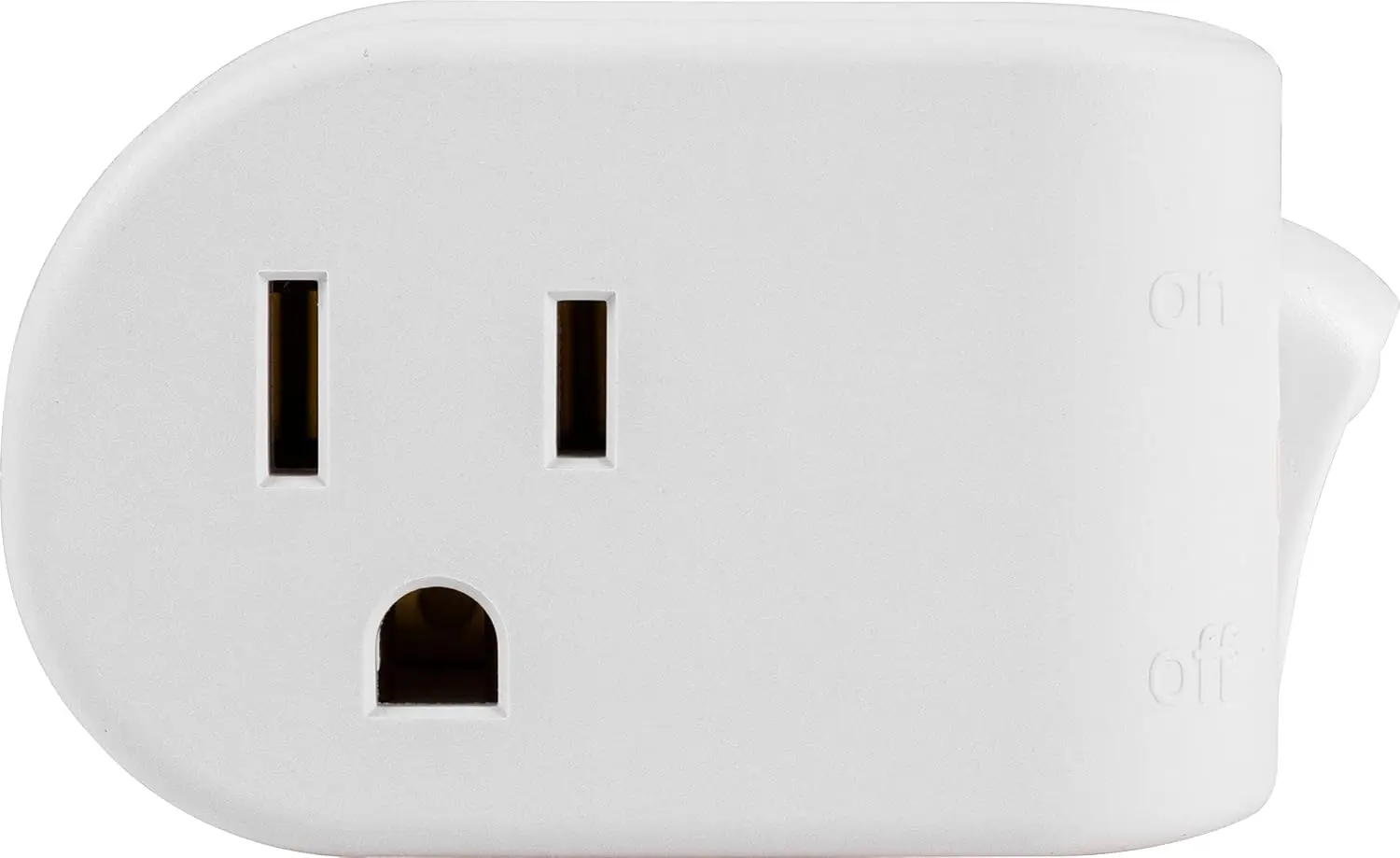

On/Off Power Switch, Plug-In, White, Energy Saving, Compact, UL Listed, 15A 120VAC 1800W