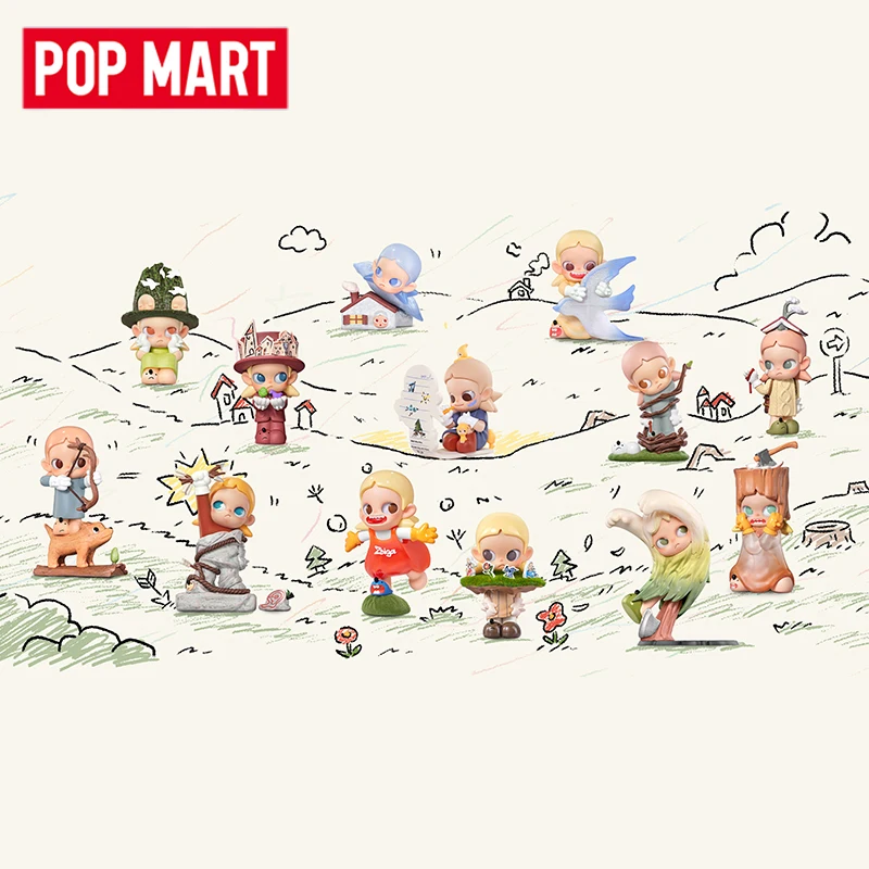 

POP MART Zsiga Borderline Drifter Series Mystery Box Genuine Blind Box Guess Toys Bag Ornament Figurines Home Decor Desktop Doll