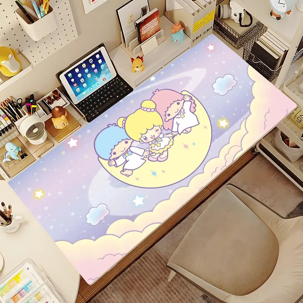 

Sanrio Mouse anime Pad XXL 800x400mm Mouse Pad Large Computer Laptop Non-slip Keyboard Desk Mat Mousepad