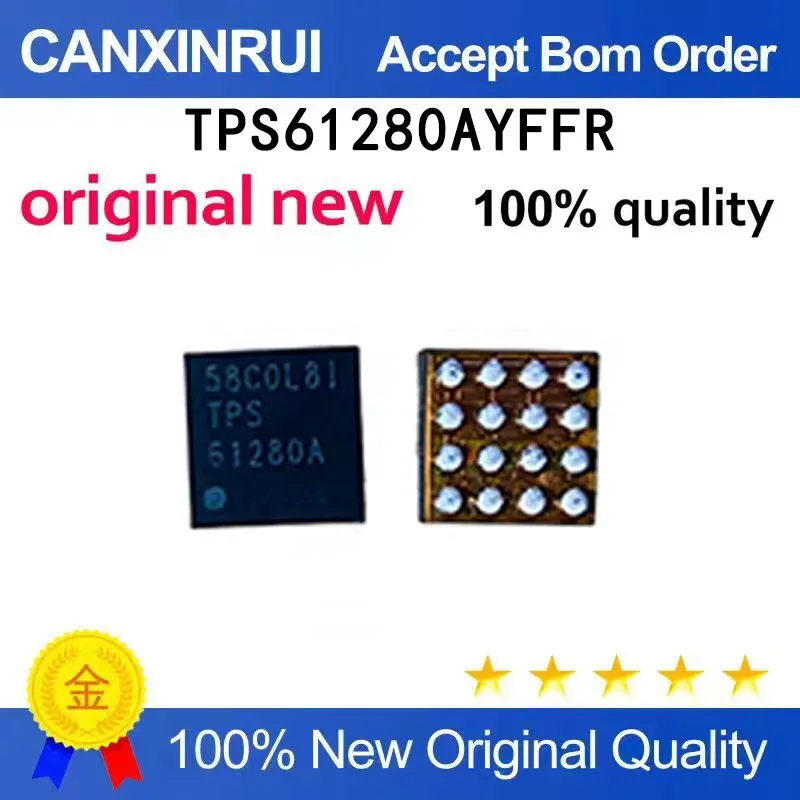 (5pcs-100pcs）TI Power Management IC TPS61280A BGA16 New TPS61280AYFFR TPS 61280A