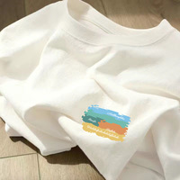 2025 New Japanese Harajuku Style Xiaobai T-shirt for Men and Women with The Same Versatile Summer Cool Printing Short Sleeves