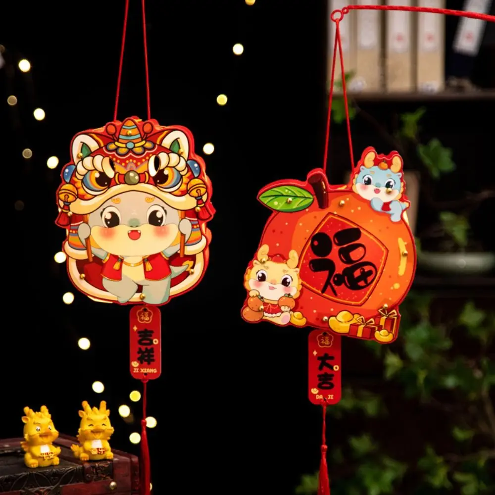 Accessories Chinese Spring Festival New Year Lantern Atmosphere Decor Led Light Pendant Decor Lamp New Year DIY Hanging Light