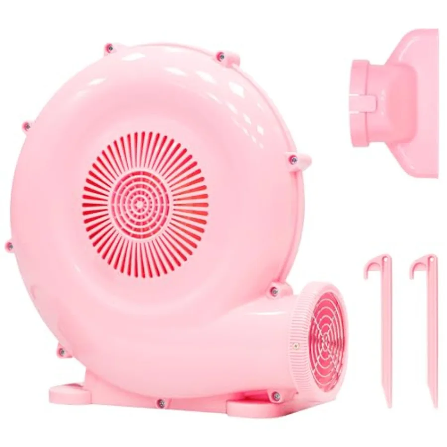 

Portable inflatable blower for bounce house, water slide, bubble house; 650W electric air blower; black; powerful indoor/outdoo