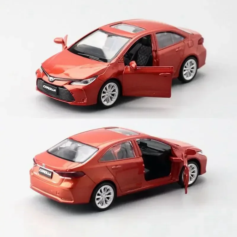 1:43 Scale Toyota Corolla High Simulation Diecast Metal Alloy Model car Pull Back Collection Kids Toy Gifts