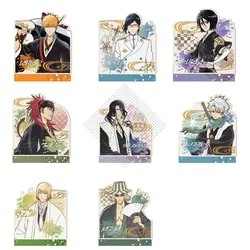 Game Kuchiki Byakuya Anime Hirako Shinji Urahara Kisuke Kurosaki Ichigo Acrylic Stand Doll Figure Model Cosplay Toy for Gift
