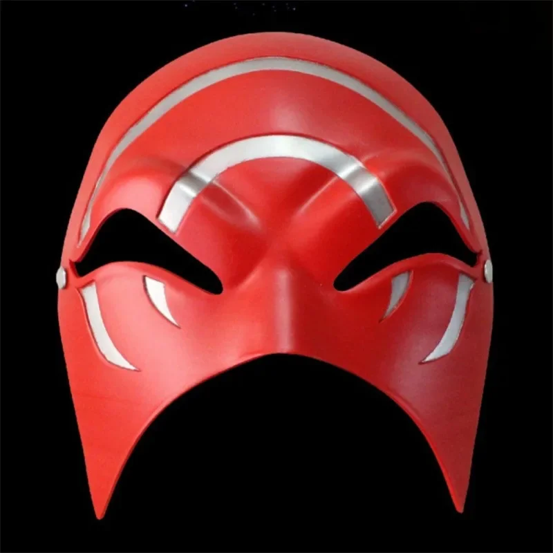 FFXIV Ascian Emet Selch Venat Cosplay Prop White Red Color Game Final Fantasy XIV Halloween Party Mask Wig