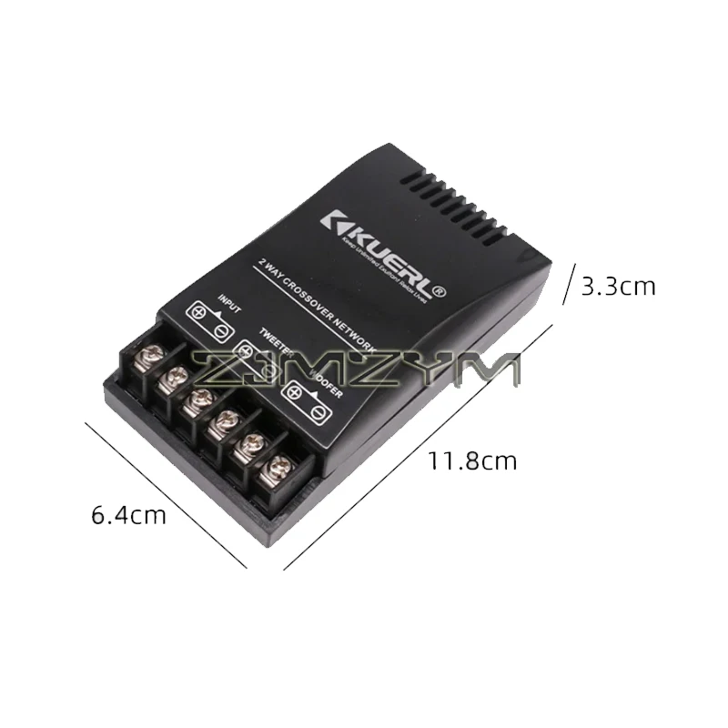 Universal Car Audio Crossover Speaker Highlow Frequency Divider 2Way Auto Audio Crossover Frequency Divider Modified Accessories