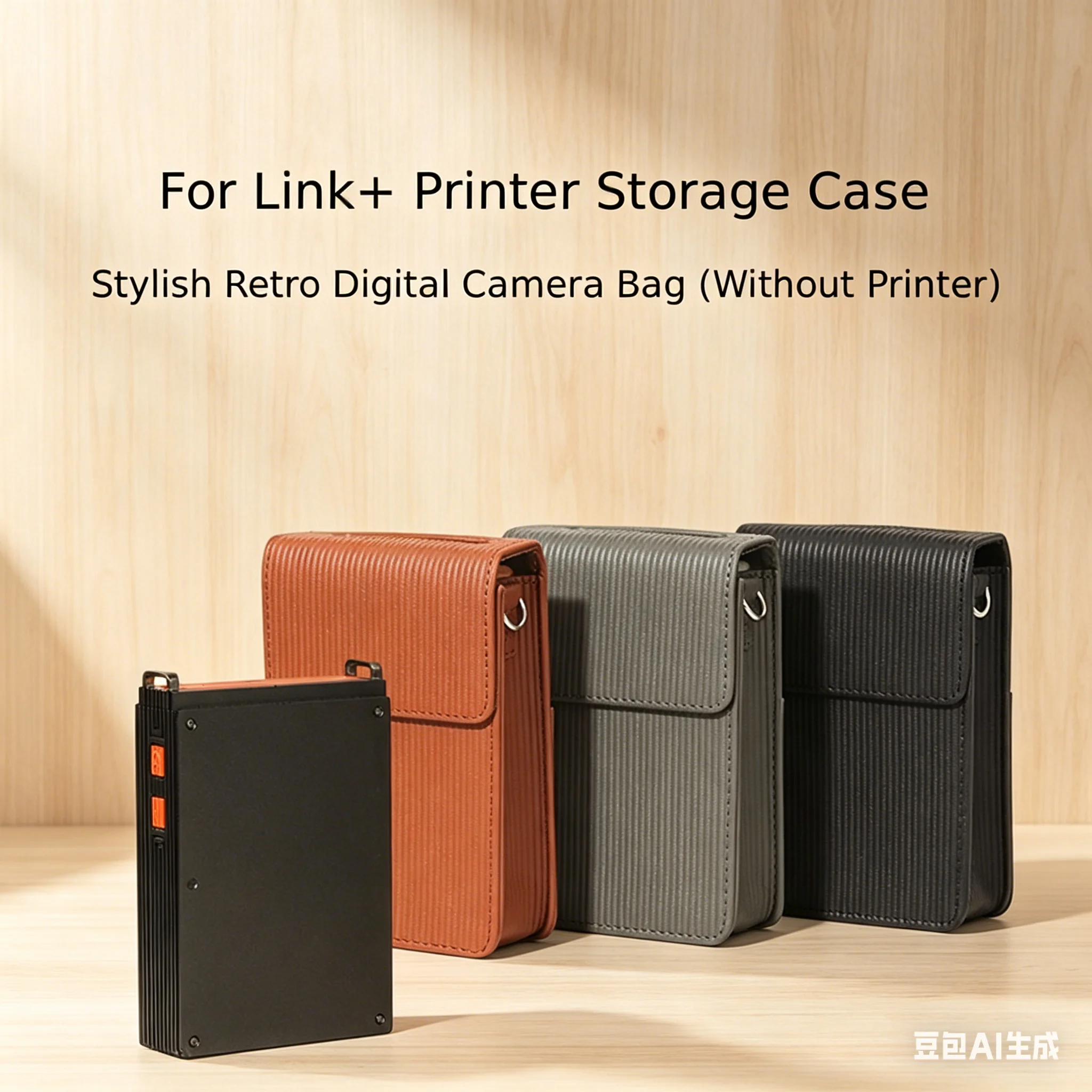 

Чехол для переноски Instax Mini Link+ Printer, портативный стильный защитный чехол из искусственной кожи с плечевым ремнем, 1 шт.