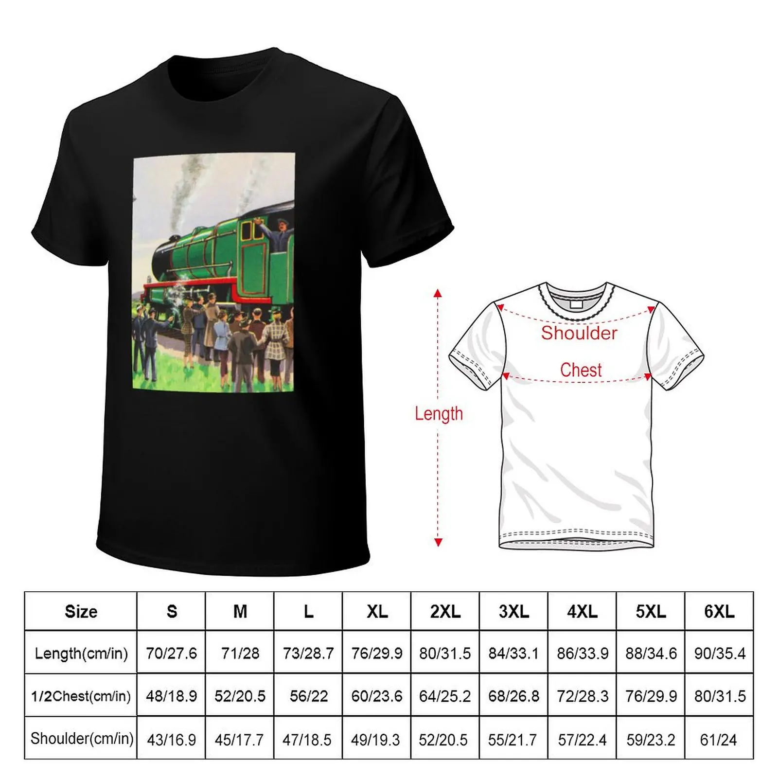 Henry the Green Engine Henry_s Sneeze from The Railway Series T-shirt oversized customs mens t shirts