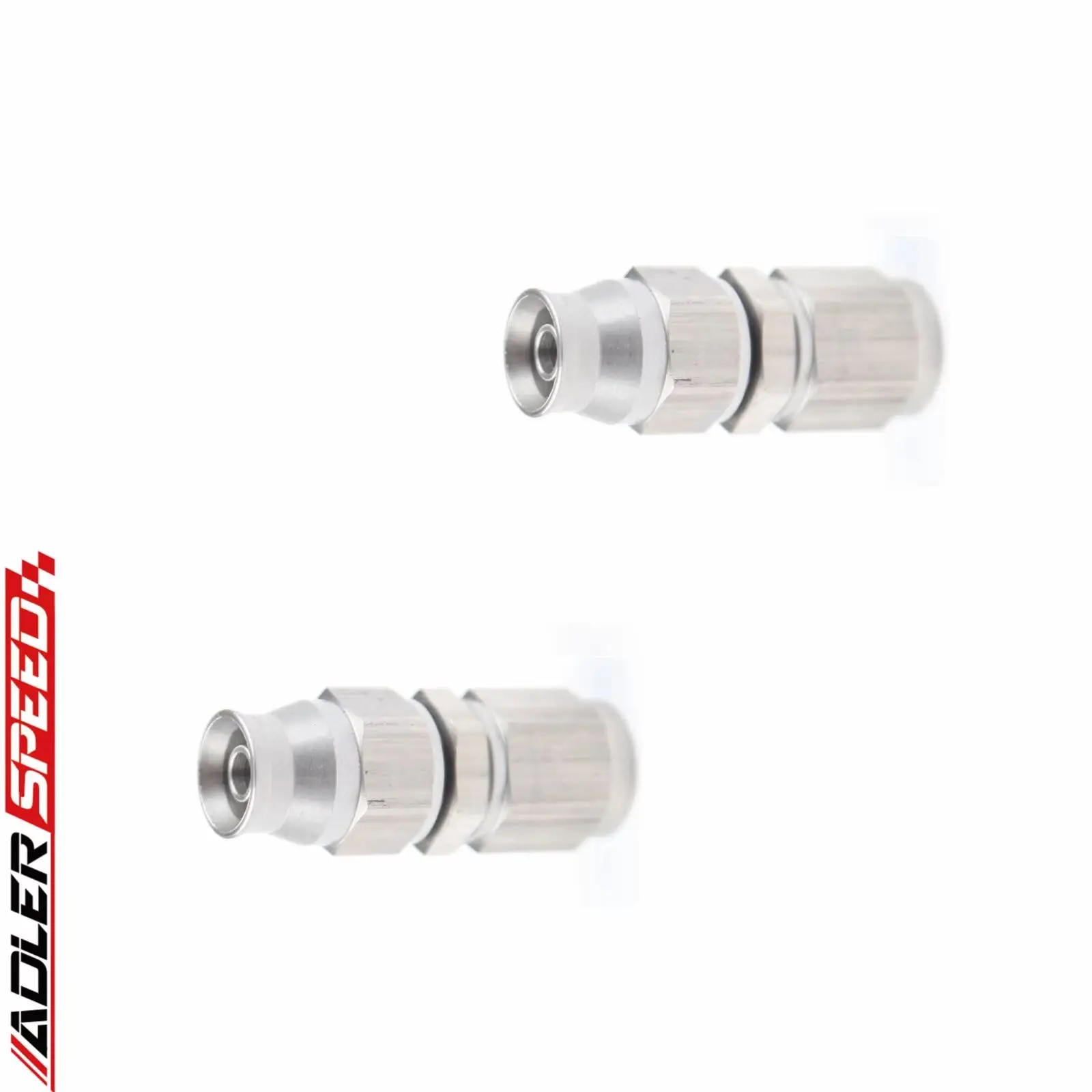 2PCS  AN4 -4 AN / AN3- 3 AN Thread Straight Stainless Steel Hose End Brake PTFE Fitting