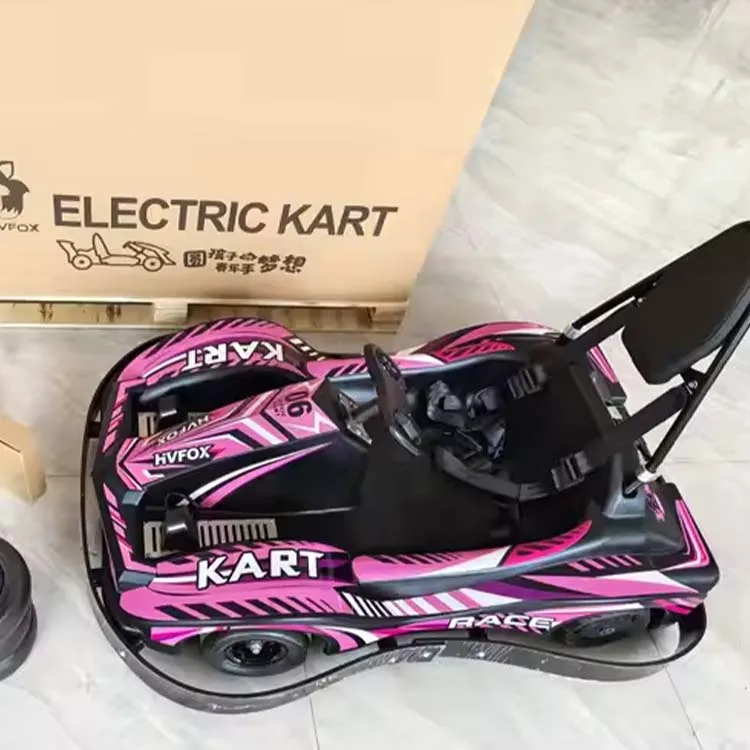 Stable Driving Electric Go Kart   Outdoor Amusement Racing Kart Child Custom Size for Outdoor Playground Club Leisure Racing Use
