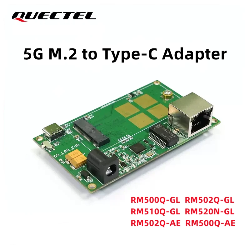 Quectel 5G Module Adapter M.2 to TypeC 3.0 kit for RM520N-GL RM500U RM500Q-GL RM510Q-GL RM502Q-GL RM502Q-AE Module