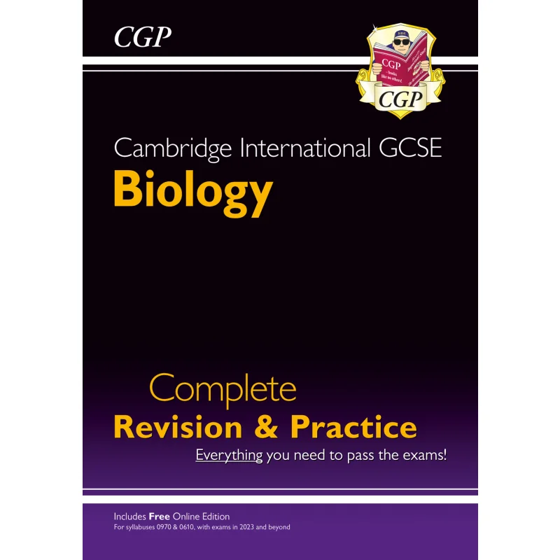 Cambridge International GCSE Biology Complete Revision  Practice CGP BOOKS Coordination Group Publications 9781789087024 Book