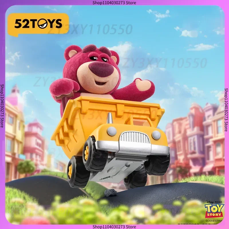 

52TOYS Hot sales Strawberry Bear Limited Edition dump truck toy model desktop decoration collection gift give to friends