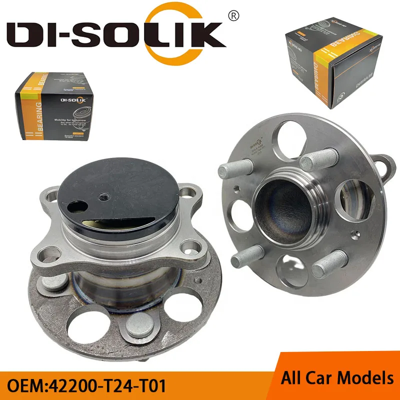 

DI-SOLIK Auto Car Parts Rear Wheel Hub Bearing Assembly 42200-T24-T01 42200-T20-A01 for HONDA CIVIC (FE) 2021- Cubo De Rueda