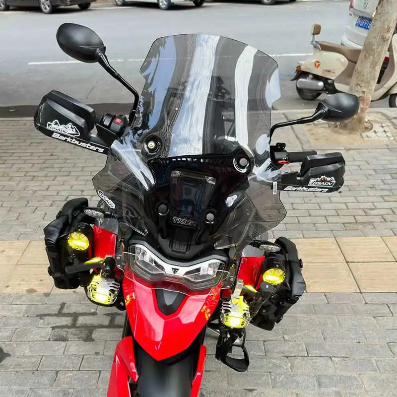 【Perfect fit】For 20-22 Triumph Tiger TIGER900/850 special modification with high windshield and rain shield