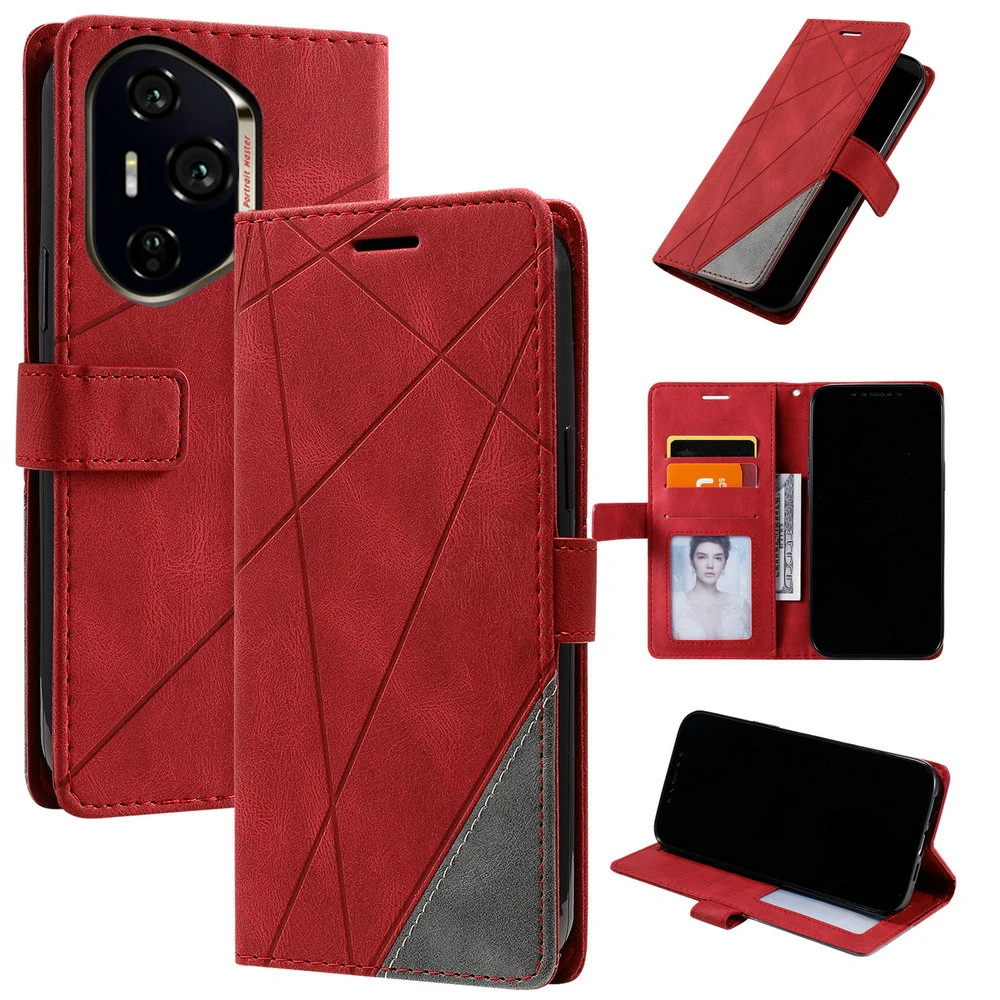 

Honor 400 Pro 200 90 Lite 70 Pro Plus Flip Case Leather Business Book Cover for Huawei Pura 70 Ultra 10X Honor400 Lite X9a Funda