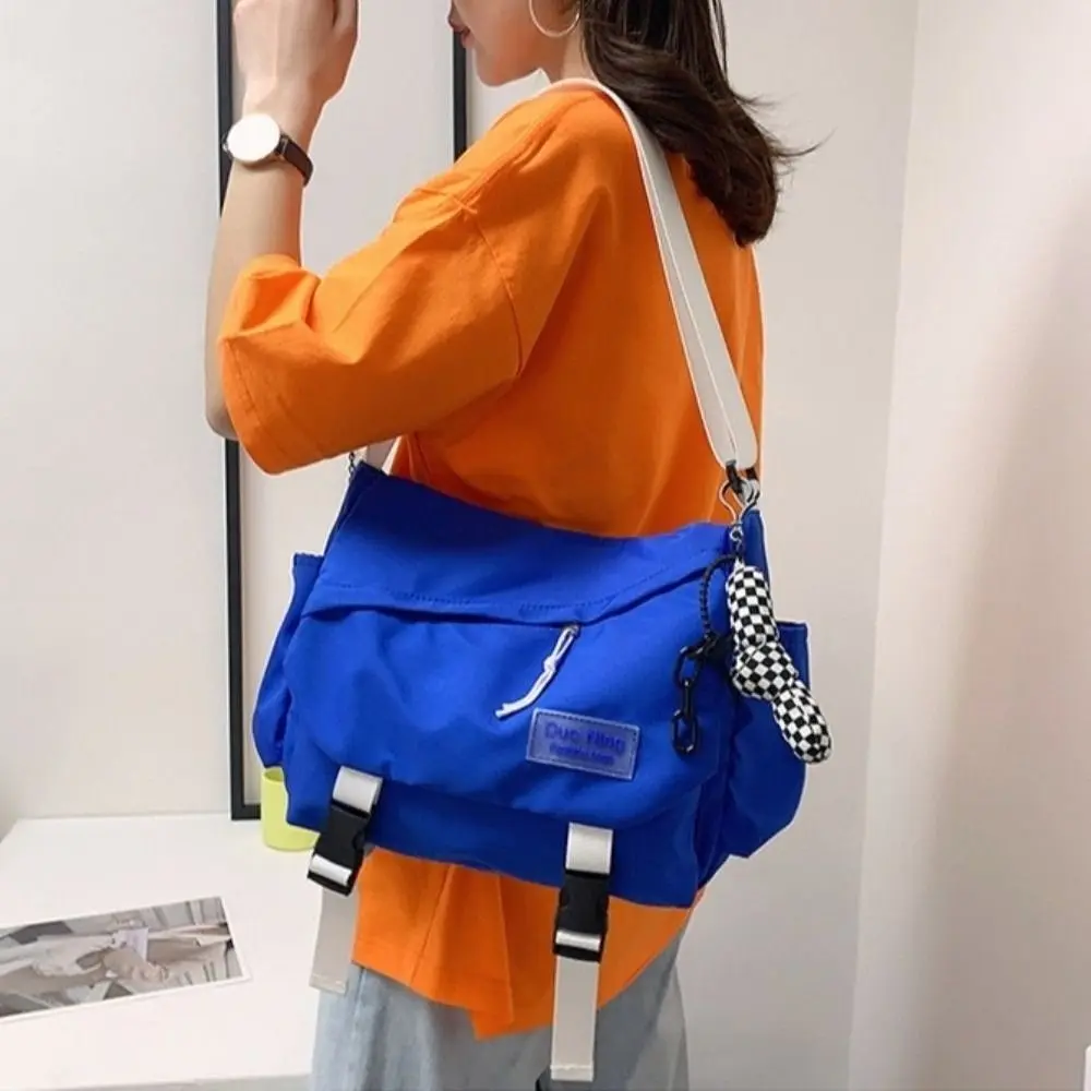 

Casual Student School Bags Korean Style Japanese Design Women Shoulder Bag Unisex Large Capacity Girls Messenger Bag High School