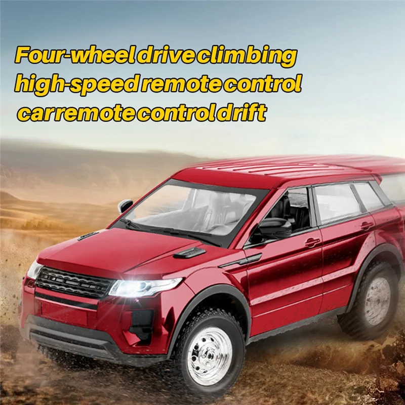 

LDRC LD1299 1/14 RC Drift Car 2.4G 4WD RC автомобиль со светодиодной подсветкой перезаряжаемый внедорожный грузовик сменные аксессуары Red-AA02