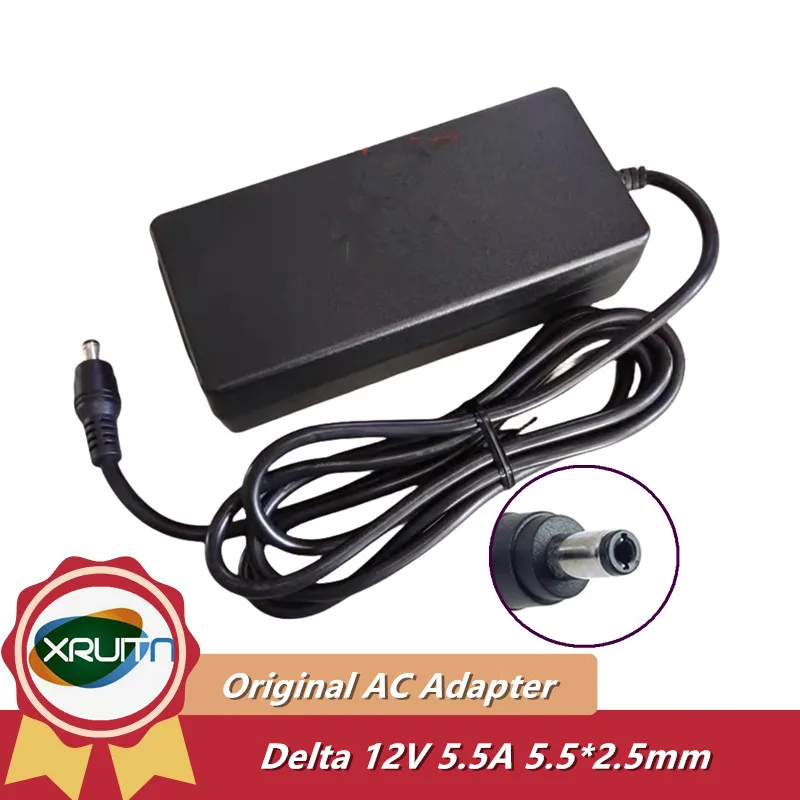 

OEM Original Delta ADP-66CR B 12V 5.5A 66W AC/DC AC Adapter Power Supply Charger 5.5*2.5mm