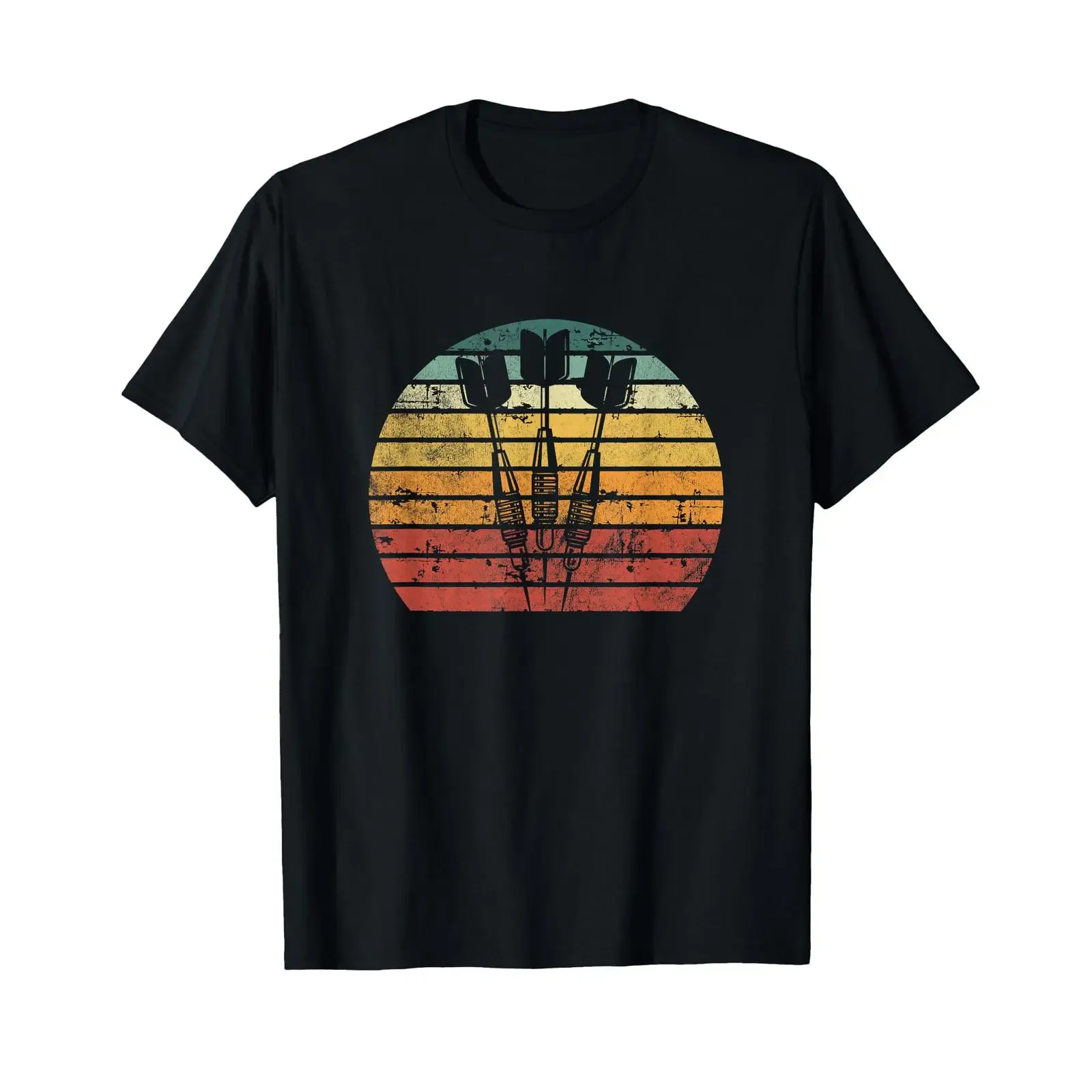 Retro Vintage Dart Player Darts Dartboard T Shirt vintage Washed Comfortable homme designer clothes Casual Breathable