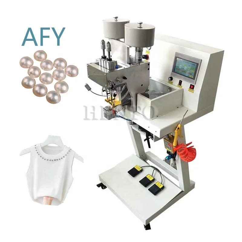 Automatic Clothing Ironing Machine for Garment Care Easy Pearl Setting Beading Attaching Device for Apparel Embellishment and