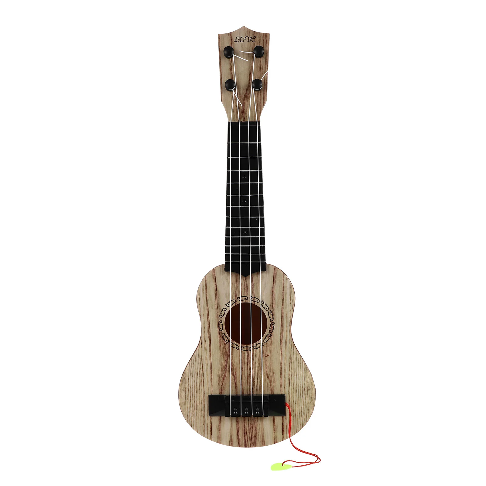 Guitarra de juguete para niños, juguetes musicales, ukelele para niños pequeños, principiantes para niños de madera