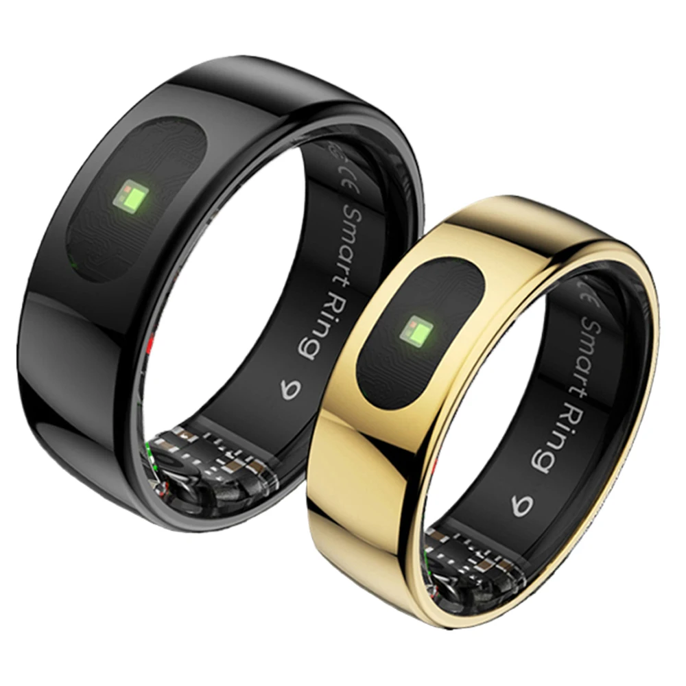 

Умное кольцо для фитнеса и здоровья, пульсометр, кислород в крови, мониторинг сна, кольца для измерения температуры кожи, напоминание о сообщениях, 5 АТМ, водонепроницаемость