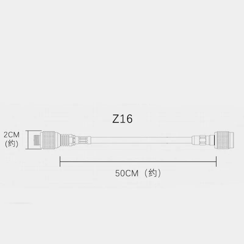 Z16 50CM CAMPINGMOON płaski gaz wysokociśnieniowy gwintowany przedłużacz zbiornik paliwa linia przyłączeniowa własny zamknięty zbiornik paliwa