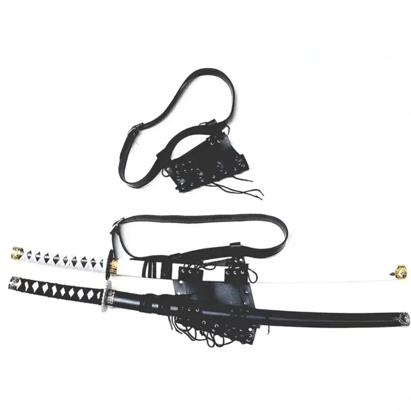 Medieval Katana Belt Sword Holster Anime Cosplay Prop Samurai Katana Sword Sleeve Waist Straps Backbelt Sheath Scabbard Holder