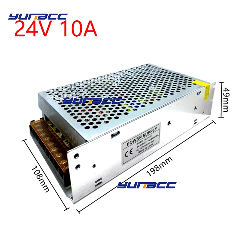 5V 12V 24V Power Supply 2A 3A 5A 6A 8A 10A 20A 30A 40A 50A Switching Power Supply 12 V Volt 220V to 12V AC-DC SMPS For LED CCTV