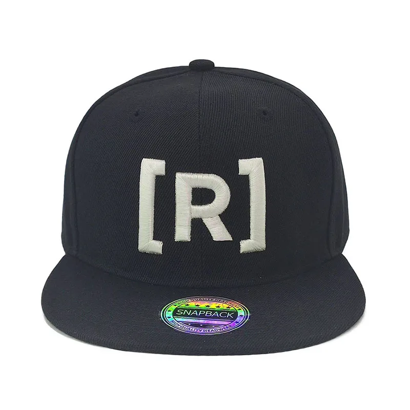 Resident Cap Embroidery Letter R Snapback Hat for Men Women Hip Hop Hats Outdoor Adjustable Baseball Caps