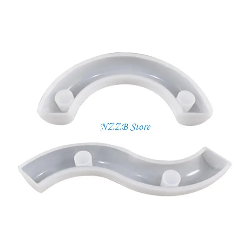 

T21F Форма для подсвечника из смолы, силиконовая форма для подсвечника Волновая форма для литья эпоксидной смолы