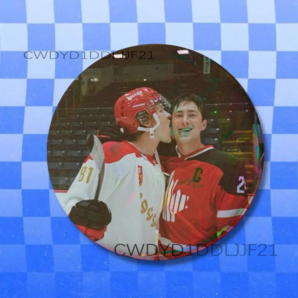 H-Heated Rivalry Popular Button Pins Cartoon Badge Round Brooch on Backpack Accessories Jewelry Gift for Friend