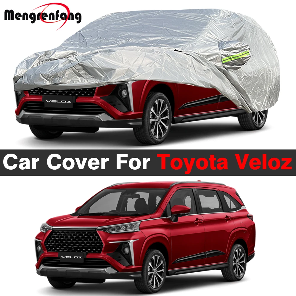 

Full Car Cover Sun Anti UV Rain Snow Wind Dust Protect Cover For Toyota Veloz Daihatsu Xenia Perodua Alza 2020-2025