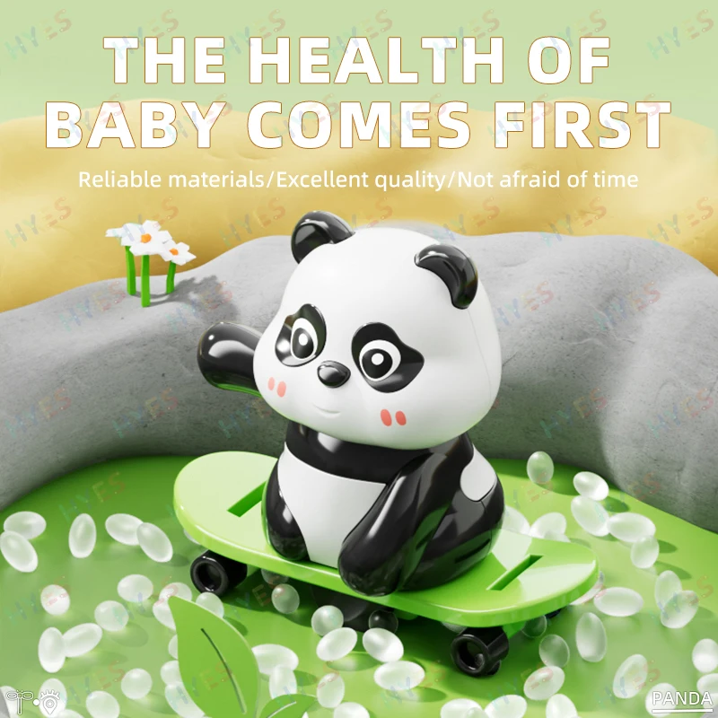 Zabawki nakręcane HYES Panda o tematyce sportowej, nakręcane pandy, zabawne edukacyjne zabawki nakręcane ze zwierzętami, świetne prezenty dla dzieci, chłopców i dziewczynek.