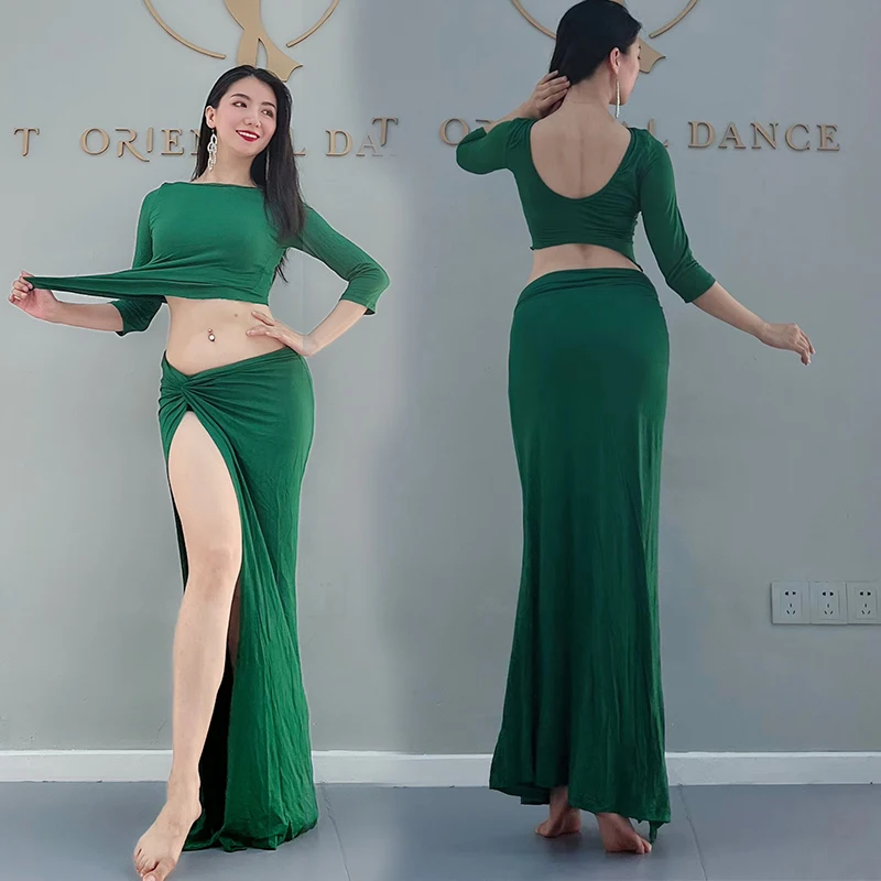 Belly Dance costume  Outfit Caderin Dancer Lessons Wear 2023 For Women Set Oriental Adult Professional Top Skirts Dress Suit