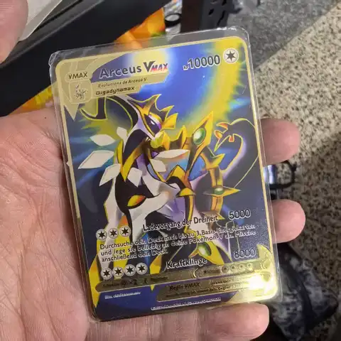 पोकेमोन मेटल कार्ड्स इन ड्यूश टेरास्टल पिकाचु आर्सियस चारिज़ार्ड DIY ट्रेडिंग फ़्लैश कार्ड एनीमे कार्टून उपहार 8 best sales पोकेमॉन मेटल - №8