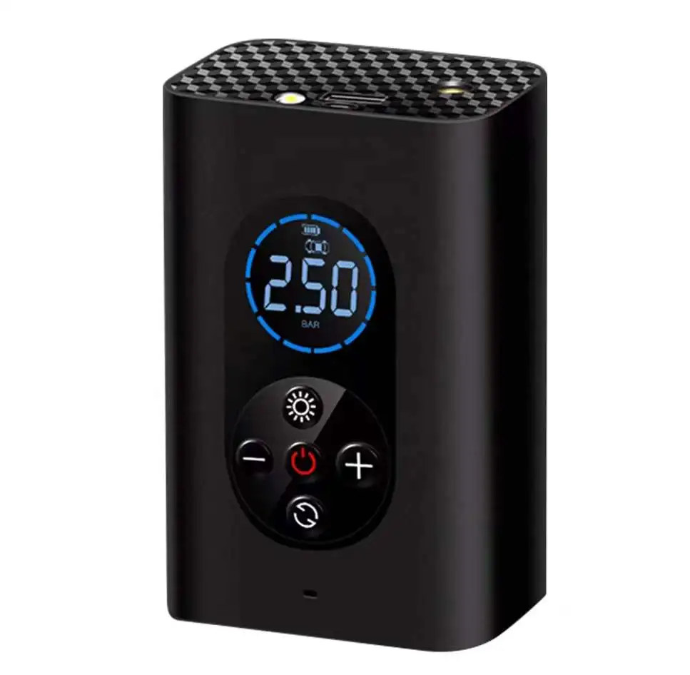 

Mini Portable Rechargeable Inflatable Pump Battery Car Tyre/Tire Inflator Pump Air Compressor Port