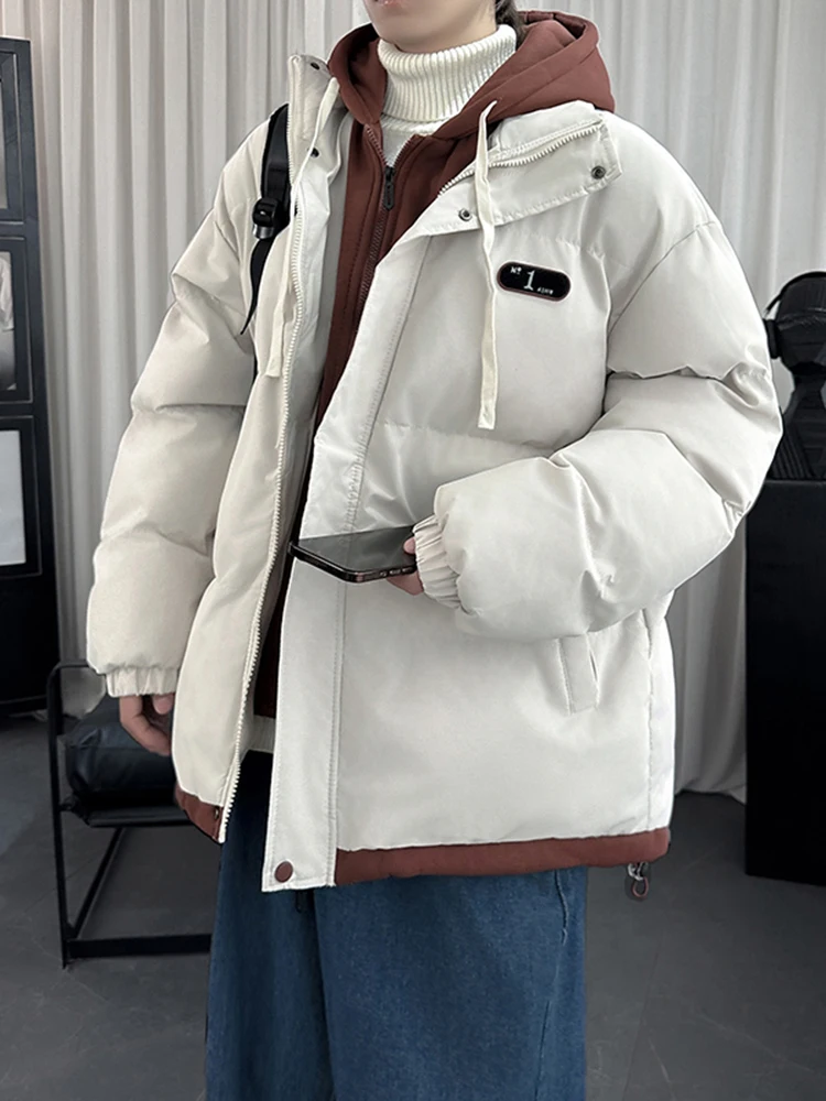 

Утепленная хлопковая куртка мужская в рабочем стиле, молодежная зимняя теплая повседневная модная брендовая куртка-пуховик High Sensation