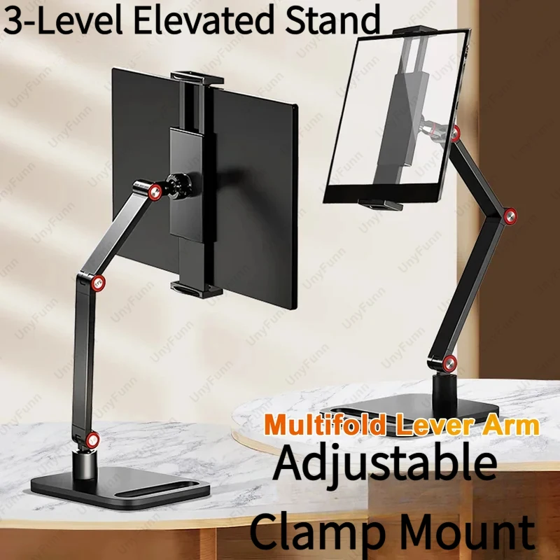 

Портативная расширяемая подставка для монитора и ноутбука, регулируемое крепление-зажим для игрового стола, держатель для телефона и вертикального внешнего экрана