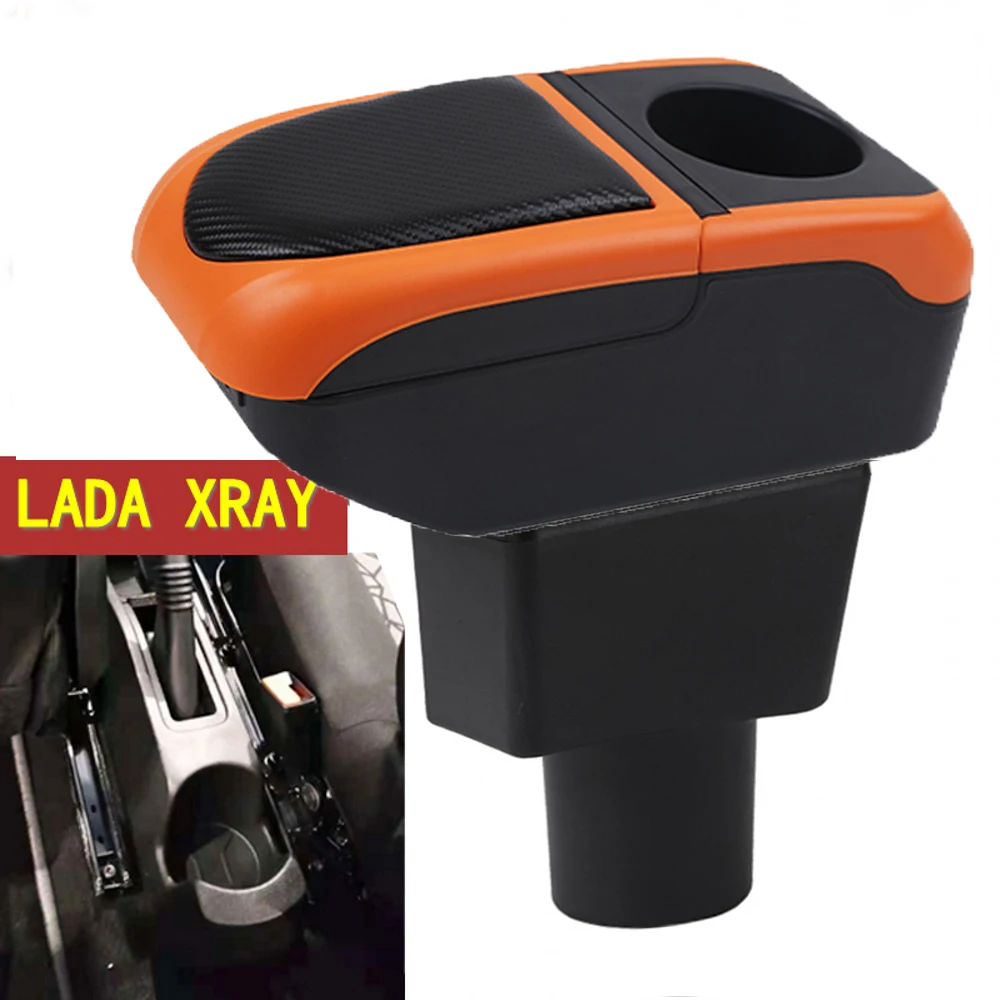 For Car LADA XRAY Armrest Box Interior Parts Center Console Arm Storage Elbow Rest with USB