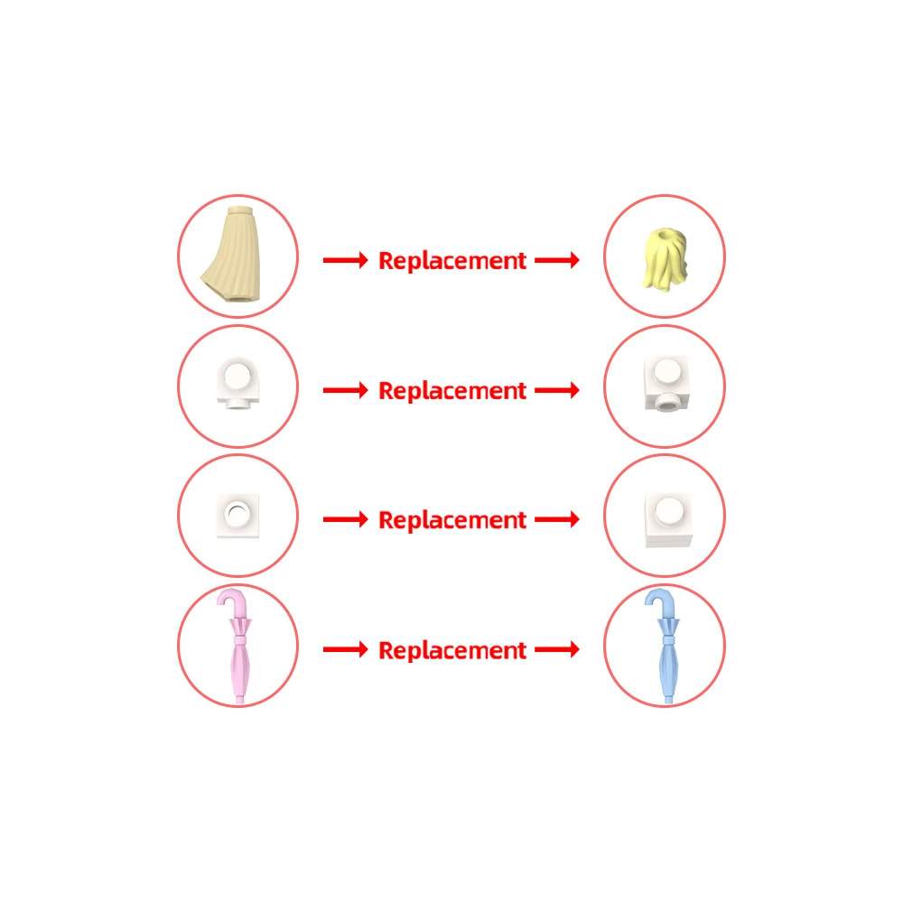 MOC 미드 센추리 주방 디오라마 모델 빌딩 블록, DIY 디자인, 주방 테이블, 음식 방, 집 건축 벽돌 장난감, 아이 선물