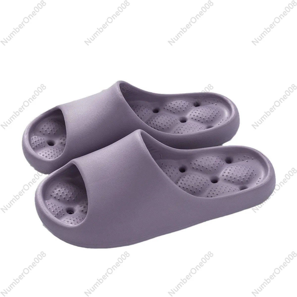 

High-End Luxury 2025 Wholesale Home Non-Slip Slippers Thickened Eva Massage Bathroom Slippers