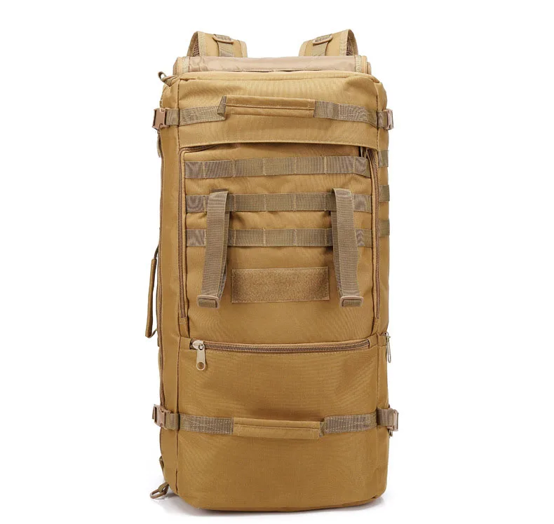 

Waterproof Travel Bag 60L Camouflage Tactical Backpack Men Outdoor Multifunctional Large Capacity Hand Luggage Bag Rucksack