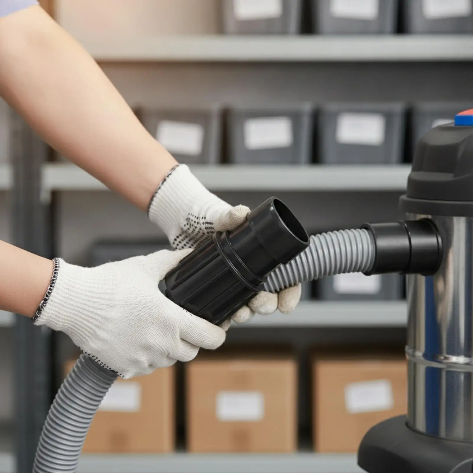 Commercial Vacuum Hose Connector Adapter for Cleaner Machine Replacement Part Plastic Tube Fitting Accessory