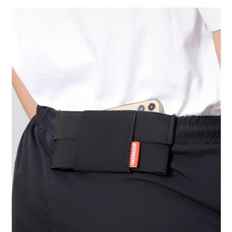 Riñonera deportiva Invisible para teléfono móvil, riñonera portátil Unisex para correr para hombre y mujer, bolsa elástica para teléfono móvil para trabajo al aire libre